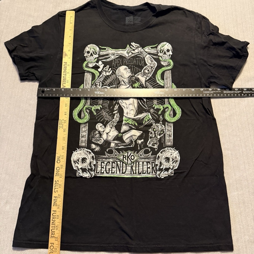 WWE Randy Orton Legend Killer Apex Predator T Shirt Mens L Black Wrestling - Picture 3 of 4